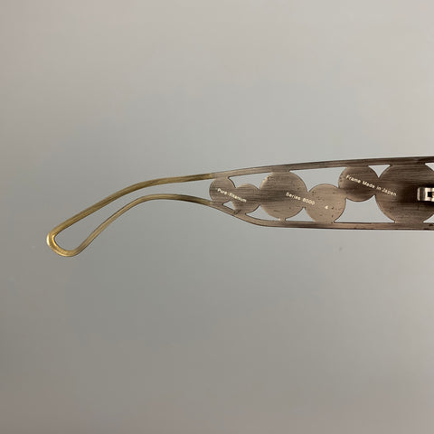 CHRISTIAN ROTH Black Silver Acetate Titanium Sunglasses