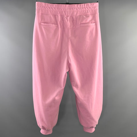 SEBASTIEN AMI Size XL Pink Cotton Blend Pleated Sweatpants