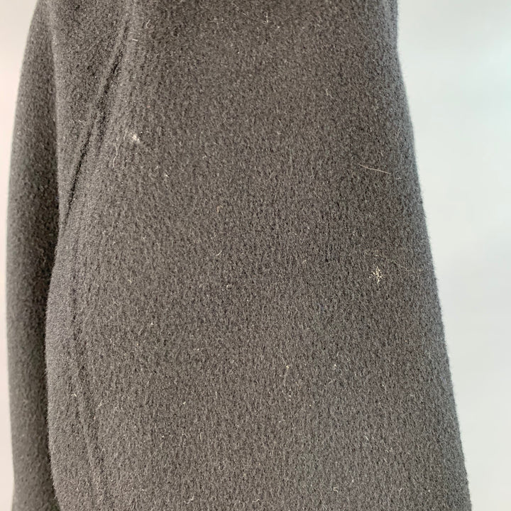 ACNE STUDIOS Size S Charles Black Wool Cashmere Notch Lapel Coat