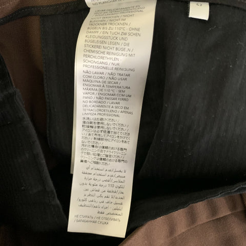 GUCCI Size 36 Brown Wool Zip Up Dress Pants