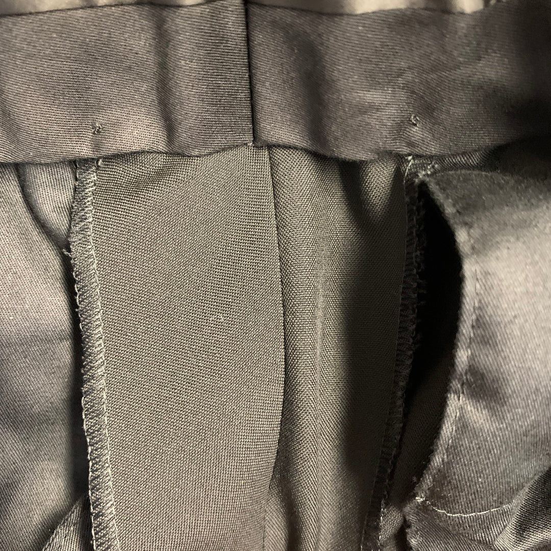 RALPH LAUREN Size 30 Black Wool Straight Zip Fly Dress Pants