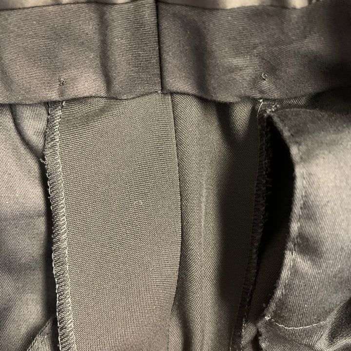 RALPH LAUREN Size 30 Black Wool Straight Zip Fly Dress Pants