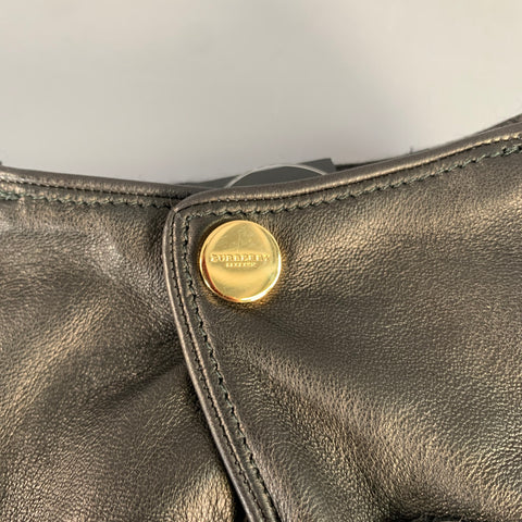 Gants BURBERRY PRORSUM en cuir de chevreau à imprimé animal beige, marron et noir, taille 9