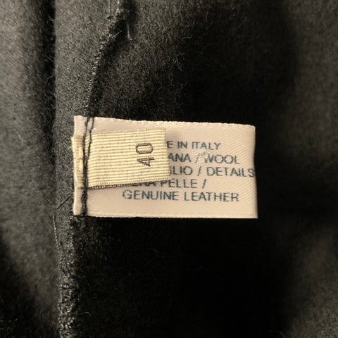 BOTTEGA VENETA Size S Black Wool Heather Sleeveless Dress
