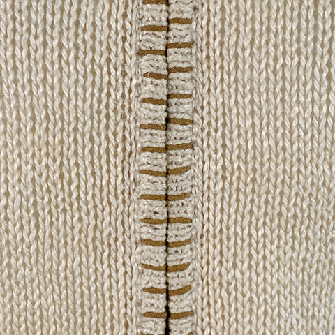 JOHN VARVATOS Size M Beige Knit Linen Hooded Cardigan