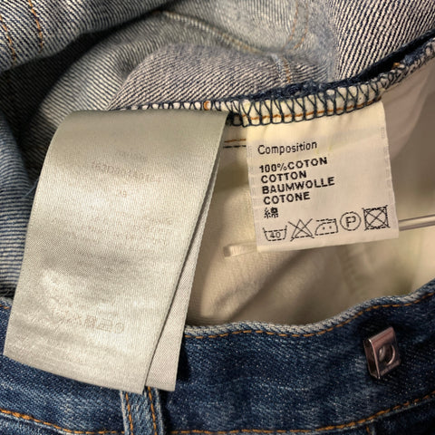 DIOR Size 29 Blue Medium Wash Cotton Slim Jeans