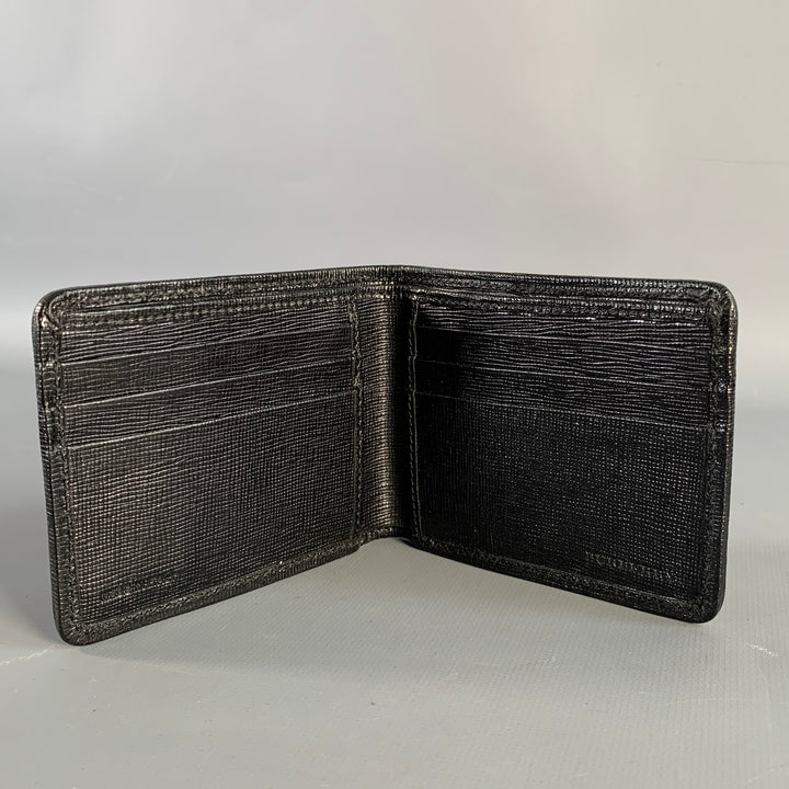 BURBERRY Black Saffiano Leather Wallet