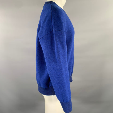 ACNE Taille M Pull en laine et coton bleu à enfiler