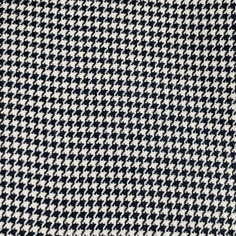 BUTTON DOWN Size S Black White Houndstooth Cotton Long Sleeve Shirt