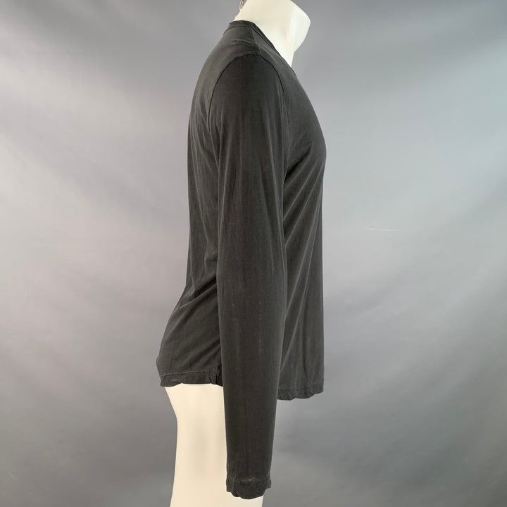 JAMES PERSE Size S Grey Cotton Long Sleeve T-shirt