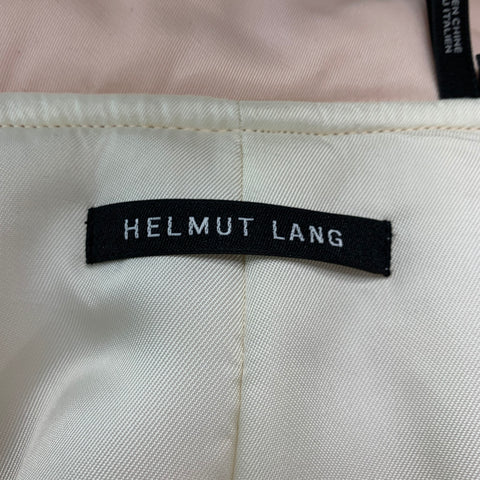 HELMUT LANG Size M Pink Nylon Bomber Jacket