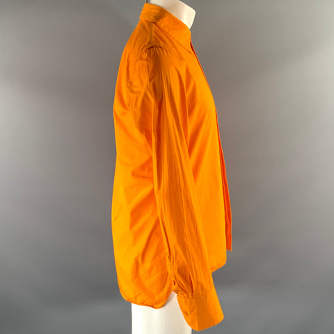 WALES BONNER Size S Orange Cotton Long Sleeve Shirt