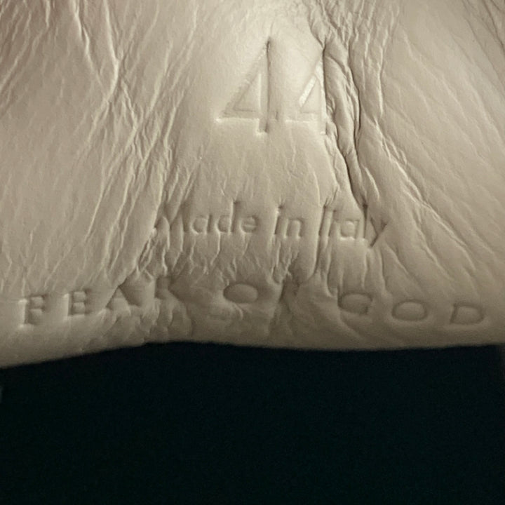 FEAR OF GOD Baskets à lacets en daim texturé gris taille 11