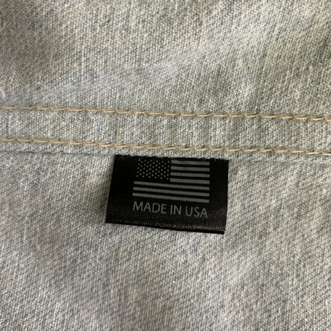 FREEMANS SPORTING CLUB Size S Blue Denim Button Down Jacket