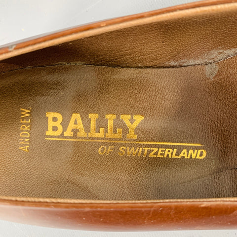 BALLY Size 8 Brown Penny Loafers