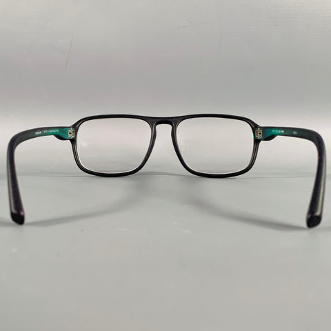 MYKITA MYLON Black Rectangular Acetate Readers