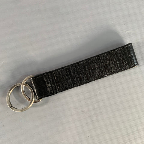 BURBERRY Black Plaid Leather Metal Bags