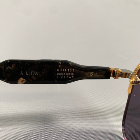 JACQUES MARIE MAGE Silver Black Sunglasses