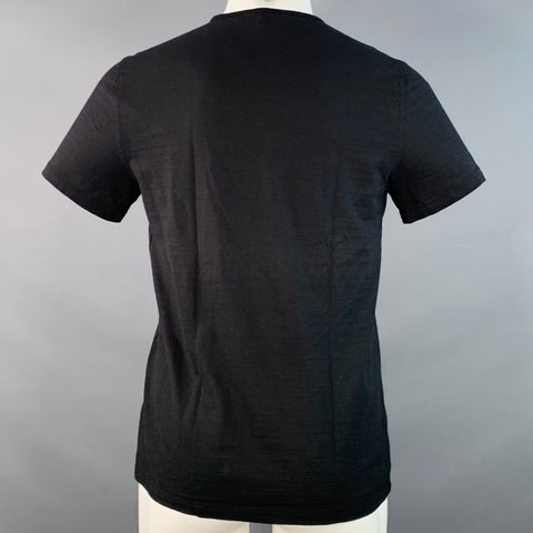 JOHN VARVATOS Size M Black Cotton Jersey Short Sleeve T-shirt