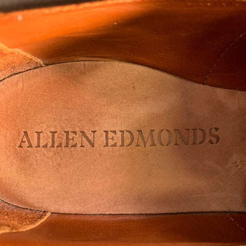 ALLEN EDMONDS Size 7 Randolph Brown Leather Penny Loafers