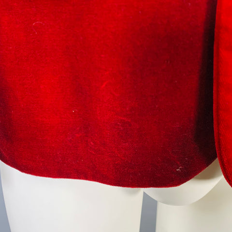 GOLDEN GOOSE Size S Red Burgundy Two Toned Cotton Sport Coat