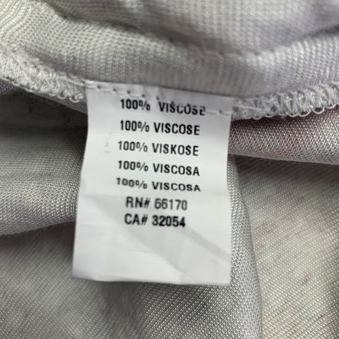 BLANK LONDON Taille Unique Vert Sauge Rayonne Fleurie Manteau Ouvert