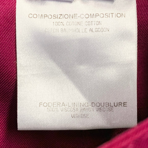 BALENCIAGA 2007 Size 4 Purple Cotton Skirt Panel Shorts