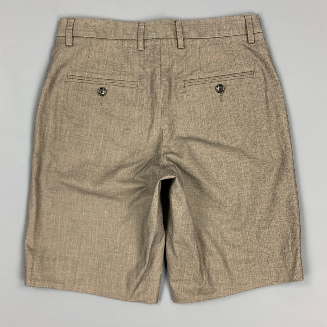 VINCE Size 28 Slate Cotton Zip Fly Shorts
