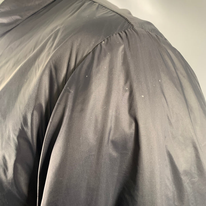 NORSE PROJECTS Size XL Black Solid Polyamide Shirt Jacket Jacket