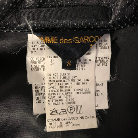 COMME des GARCONS Size S Black Nylon / Polyurethane Jacket