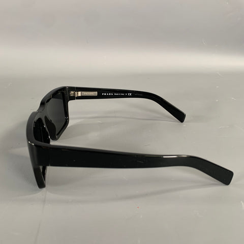 PRADA Black Dark Grey PR 09YS Acetate Sunglasses & Eyewear
