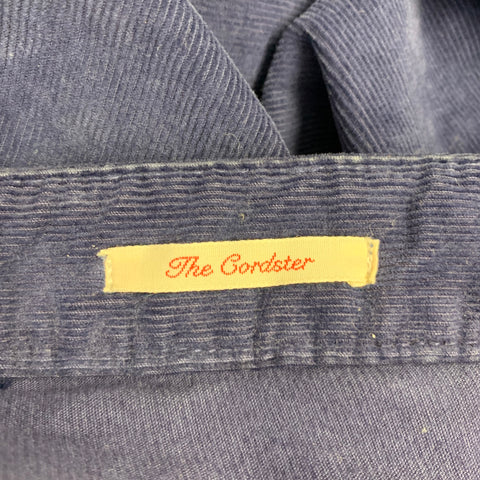 GANT Size 32 Cordster Blue Corduroy 5 Pockets Casual Pants