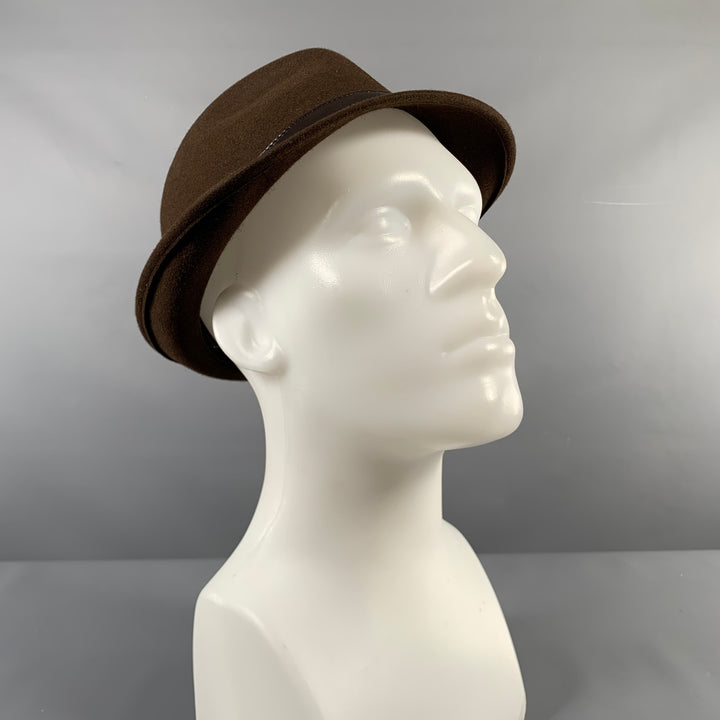 GUCCI Size L Brown Rabbit Hats