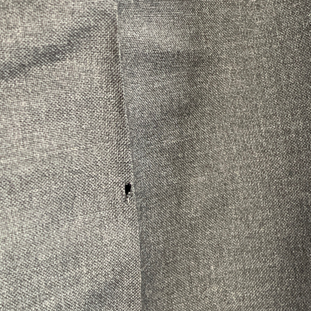 J. LINDEBERG Size 32 Paulie Grey Charcoal Virgin Wool Slim Fit Tapered Dress Pants