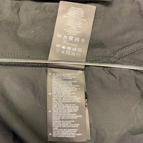 G-STAR Size L Black Twill Virgin Wool Polyester Trucker Jacket