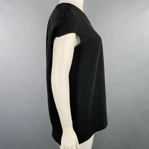 RICK OWENS FW14 Size L -Moody- Black Sleeveless Casual Top