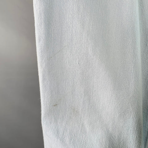 VISVIM Size M Blue Twill Cotton Straight Back Cinch Casual Pants