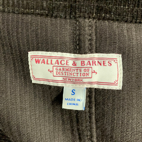 WALLACE & BARNES Size S Brown Corduroy Cotton Fisherman Coat