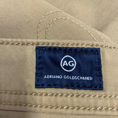 ADRIANO GOLDSCHMIED Size 36 Everett Khaki Cotton Blend Casual Pants