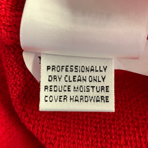 ST. JOHN COLLECTION Size S Red Wool Blend Tank Casual Top