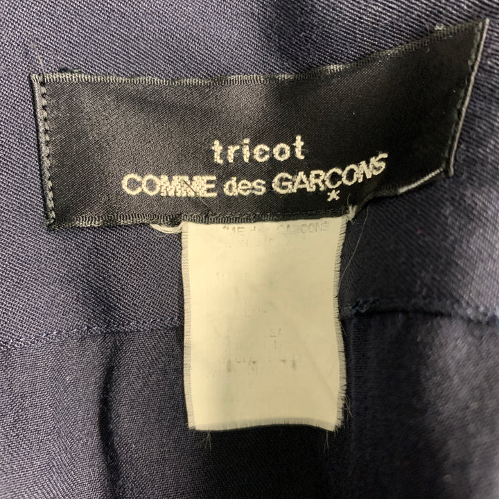 COMME des GARCONS Size S Navy Twill Buttoned Shirt