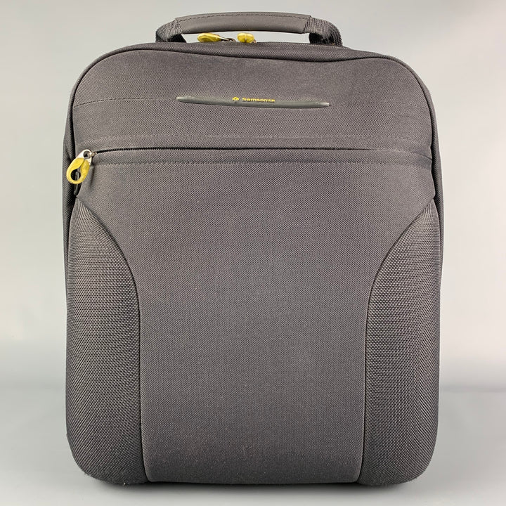 SAMSONITE Charcoal Nylon Rectangle Backpack