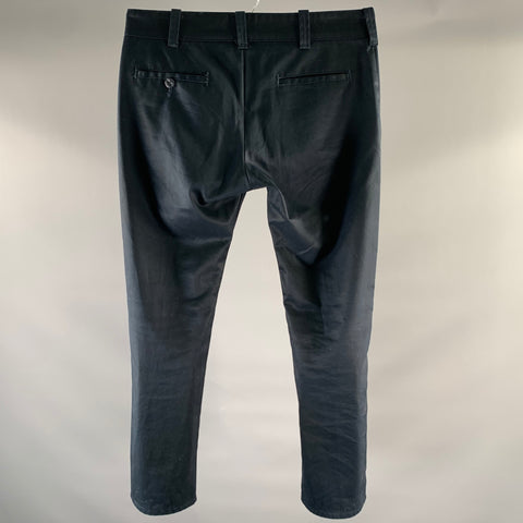 SCHAEFFER'S Size 33 Navy Twill Chino Casual Pants
