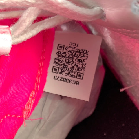 PHILIPPE MODEL Size 8 Pink White Mixed Materials Leather Lace Up Sneakers