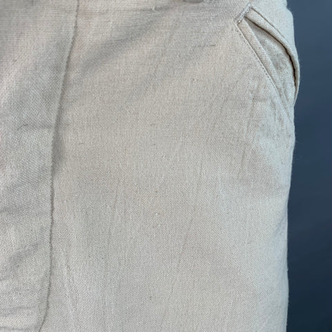 YOHJI YAMAMOTO Size L Beige Cotton Notch Lapel Suit