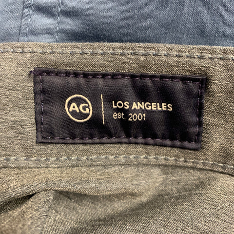 ADRIANO GOLDSCHMIED Size 36 Everett Blue Cotton Blend Jean Cut Casual Pants