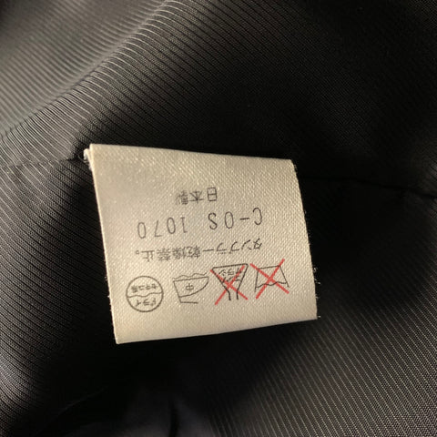 PAUL SMITH Size M Black Leather Button Down Long Sleeve Shirt