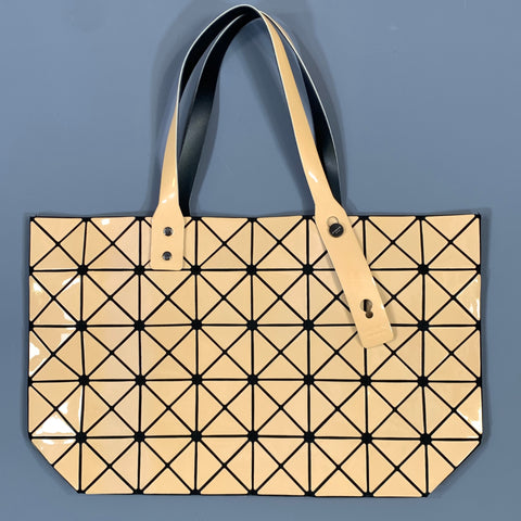 BOA BOA ISSEY MIYAKE Black Peach Triangle Tote Bag