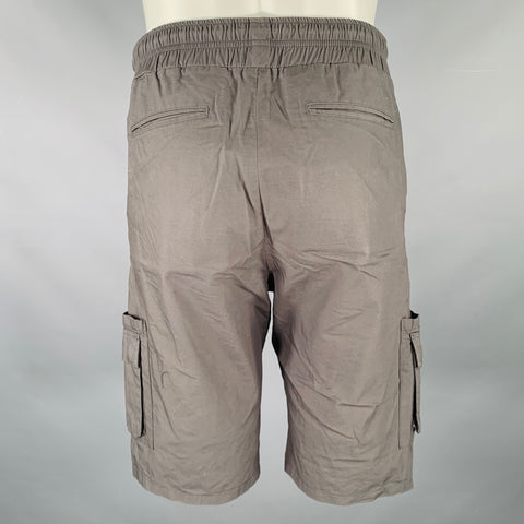 Short cargo JOHN ELLIOTT en coton gris, taille 30