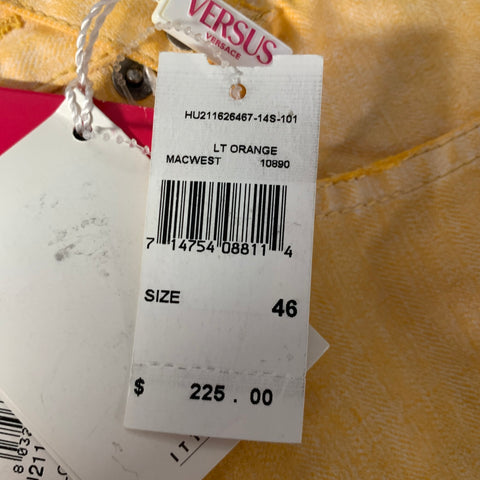 VERSUS by GIANNI VERSACE Vintage Size 32 Yellow Cotton Blend Pants
